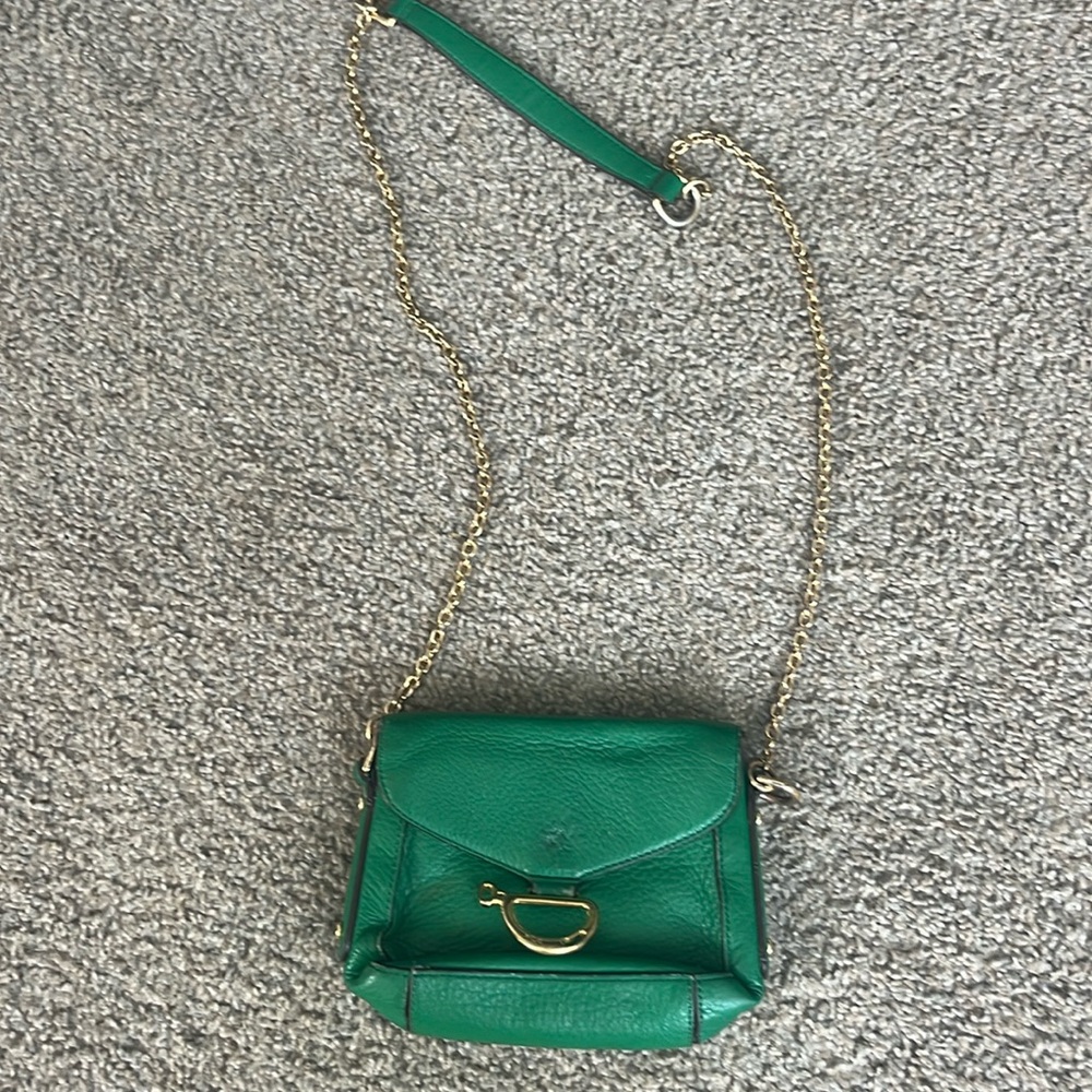 Grey Ralph Lauren cross body purse
